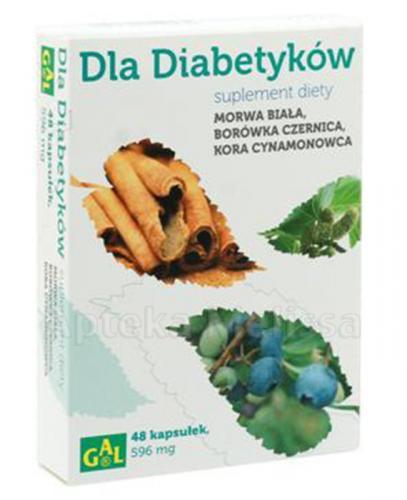 GAL Dla diabetyków - 48 kaps. - Apteka internetowa Melissa