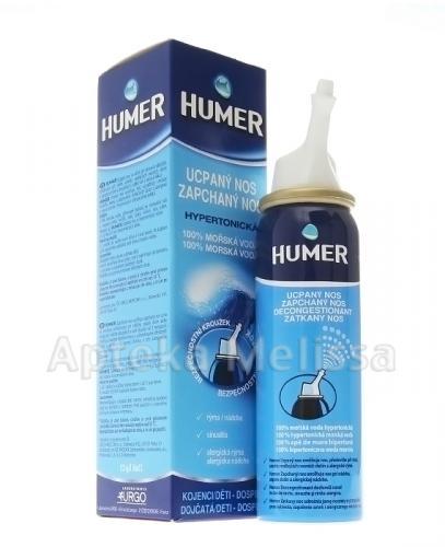 HUMER 100% Woda morska zatkany nos - 50 ml - Apteka internetowa Melissa