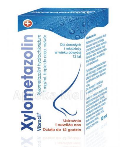 XYLOMETAZOLIN VIBROCIL Krople do nosa - 10 ml - Apteka internetowa Melissa