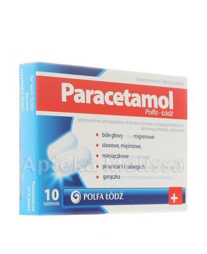  PARACETAMOL POLFA-ŁÓDŹ - 10 tabl. - Apteka internetowa Melissa  