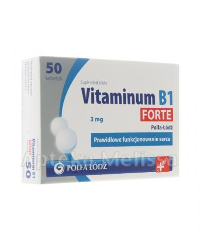  VITAMINUM B1 FORTE 3 mg - 50 tabl. - Apteka internetowa Melissa  