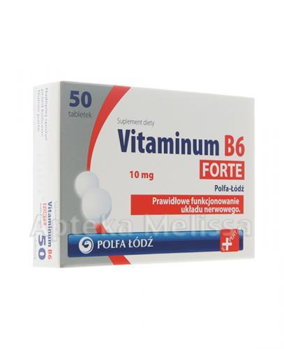  VITAMINUM B6 FORTE 10 mg - 50 tabl. - Apteka internetowa Melissa  