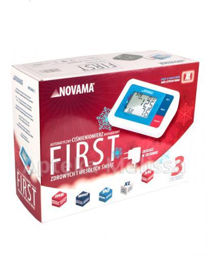 NOVAMA FIRST Ciśnieniomierz automatyczny naramienny z zasilaczem w zestawie - 1 szt. - Apteka internetowa Melissa