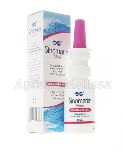 SINOMARIN MINI Obkurczający hipertoniczny roztwór wody morskiej - 30 ml - Apteka internetowa Melissa