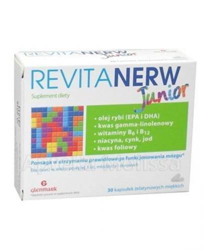 Revitanerw Junior kaps.żelat.miękka - 30 kaps.