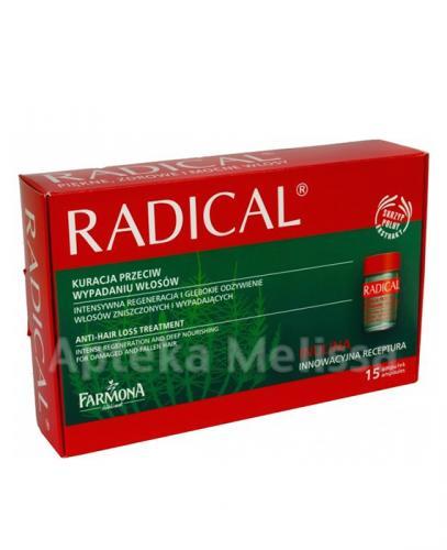 FARMONA RADICAL Kuracja przeciw wypadaniu włosów w ampułkach - 15 amp. a 5 ml - Apteka internetowa Melissa