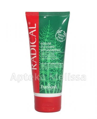 FARMONA RADICAL Serum ziołowo-witaminowe do włosów zniszczonych i wypadających - 100 ml - Apteka internetowa Melissa