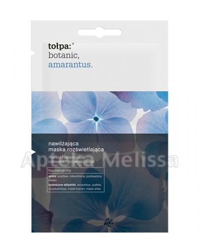 TOŁPA BOTANIC AMARANTUS Nawilżająca maska rozświetlająca - 2 x 6 ml - Apteka internetowa Melissa