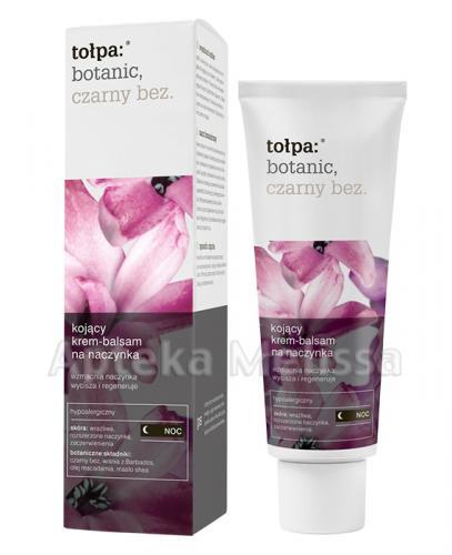 TOŁPA BOTANIC CZARNY BEZ Kojący krem-balsam na naczynka na noc - 40 ml - Apteka internetowa Melissa