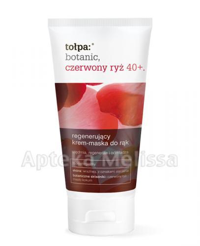 TOŁPA BOTANIC CZERWONY RYŻ 40+ Regenerujący krem-maska do rąk - 75 ml - Apteka internetowa Melissa