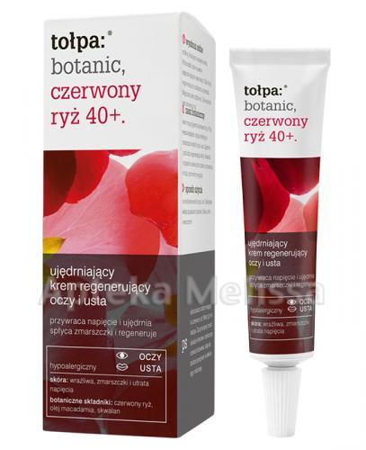 TOŁPA BOTANIC CZERWONY RYŻ 40+ Ujędrniający krem regenerujący pod oczy i na usta - 10 ml - Apteka internetowa Melissa
