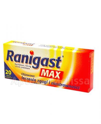 RANIGAST MAX 150 mg - 20 tabl. - Apteka internetowa Melissa