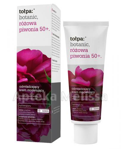 TOŁPA BOTANIC RÓŻOWA PIWONIA 50+ Odmładzający krem modelujący na dzień - 40 ml - Apteka internetowa Melissa