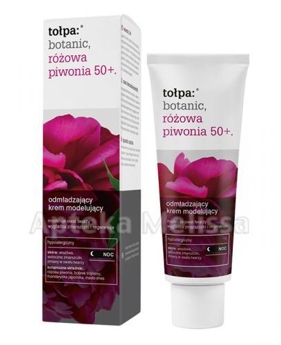TOŁPA BOTANIC RÓŻOWA PIWONIA 50+ Odmładzający krem modelujący na noc - 40 ml - Apteka internetowa Melissa