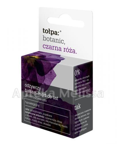 TOŁPA BOTANIC CZARNA RÓŻA Odżywczy balsam-miód do ust - 8 g - Apteka internetowa Melissa