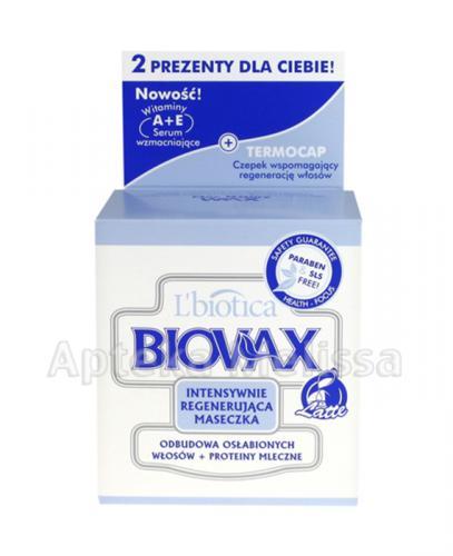BIOVAX LATTE ODBUDOWA OSŁABIONYCH WŁOSÓW + PROTEINY MLECZNE Intensywnie regenerująca maseczka - 250 - Apteka internetowa Melissa
