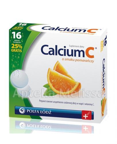 CALCIUM C POMARAŃCZOWE - 16 tabl. mus. - Apteka internetowa Melissa
