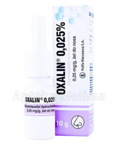 OXALIN 0,025% Żel do nosa - 10 g - Apteka internetowa Melissa