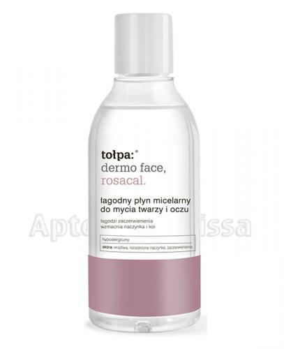 TOŁPA DERMO FACE ROSACAL Łagodny płyn micelarny do mycia twarzy i oczu - 200 ml - Apteka internetowa Melissa
