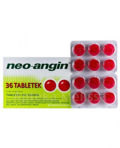 NEO-ANGIN Z CUKREM, 36 pastylek do ssania