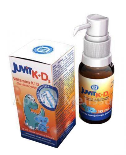 JUVIT K+D3 Krople doustne z pompką - 10 ml - Apteka internetowa Melissa