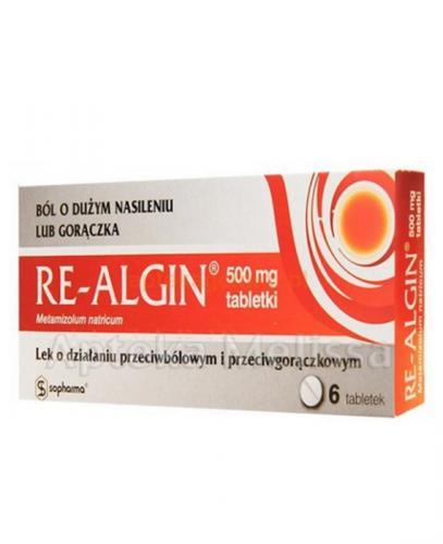 RE-ALGIN 500 mg - 6 tabl. - Apteka internetowa Melissa