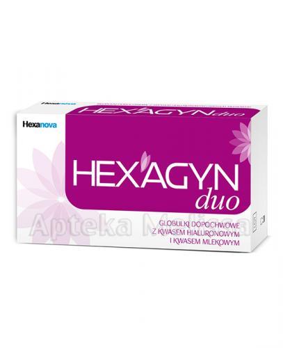 Hexagyn Duo Globulki dopochwowe, 10 sztuk