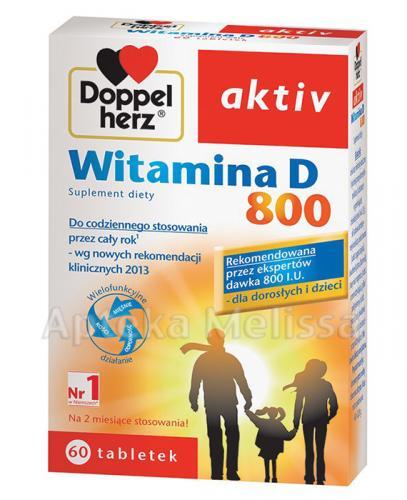 DOPPELHERZ AKTIV Witamina D 800 - 60 tabl. - Apteka internetowa Melissa