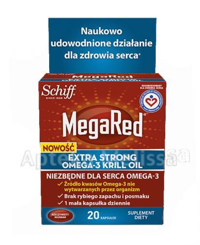 MEGARED EXTRASTRONG OMEGA 3 KRILL OIL - 20 kaps. - Apteka internetowa Melissa
