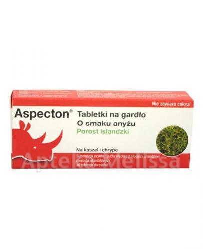 ASPECTON Tabletki do ssania o smaku anyżu - 30 tabl. - Apteka internetowa Melissa
