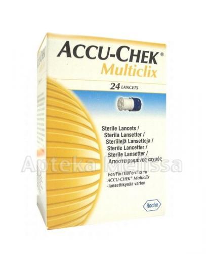 ACCU-CHEK MULTICLIX Lancety - 24 sztuk - Apteka internetowa Melissa  