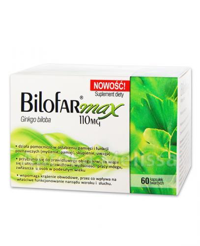 BILOFAR MAX 110 mg - 60 kaps. - Apteka internetowa Melissa