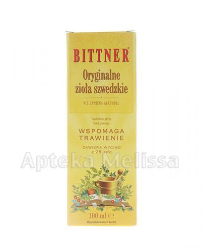 BITTNER Oryginalne zioła szwedzkie - 100 ml - Apteka internetowa Melissa