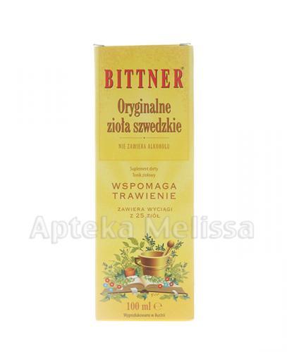  BITTNER Oryginalne zioła szwedzkie - 100 ml - Apteka internetowa Melissa  