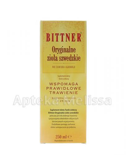 BITTNER Oryginalne zioła szwedzkie - 250 ml - Apteka internetowa Melissa