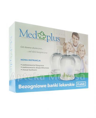 MED PLUS Bezogniowe bańki lekarskie - 8 szt.