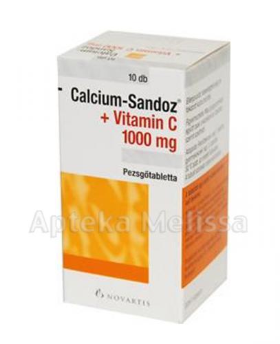  CALCIUM SANDOZ + VITAMINUM C Tabletki musujące orange - 10 szt. - Apteka internetowa Melissa  