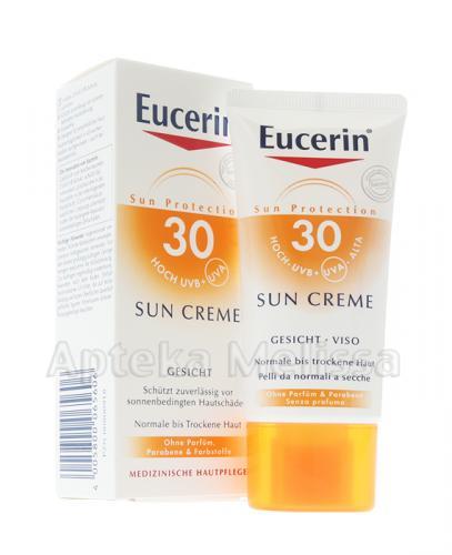 EUCERIN SUN Krem ochronny do twarzy SPF30 - 50 ml - Apteka internetowa Melissa