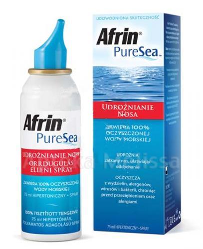 AFRIN PURESEA Udrażnianie nosa aerozol - 75 ml - Apteka internetowa Melissa