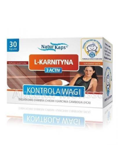 NATURKAPS L-KARNITYNA 3 ACTIV - 30 kaps. - Apteka internetowa Melissa