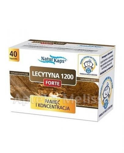 NATURKAPS LECYTYNA 1200 FORTE - 40 kaps. - Apteka internetowa Melissa