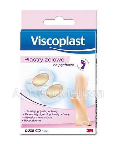 VISCOPLAST Plastry żelowe na pęcherze duże - 4 szt. - Apteka internetowa Melissa