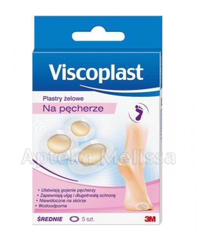 VISCOPLAST Plastry żelowe na pęcherze średnie - 5 szt. - Apteka internetowa Melissa