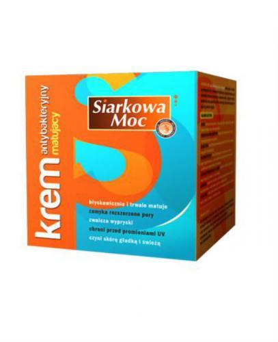 SIARKOWA MOC Krem antybakteryjny, matujący - 50 ml - Apteka internetowa Melissa