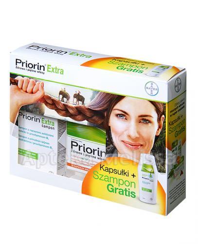 PRIORIN EXTRA - 60 kaps. + PRIORIN EXTRA Szampon - 200 ml - Apteka internetowa Melissa
