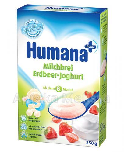  HUMANA Kaszka mleczna z jogurtem i truskawkami - 250 g - Apteka internetowa Melissa  