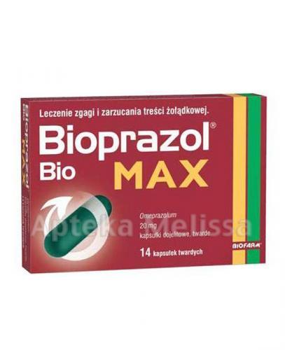 BIOPRAZOL BIO MAX 20 mg - 14 kaps. - Apteka internetowa Melissa