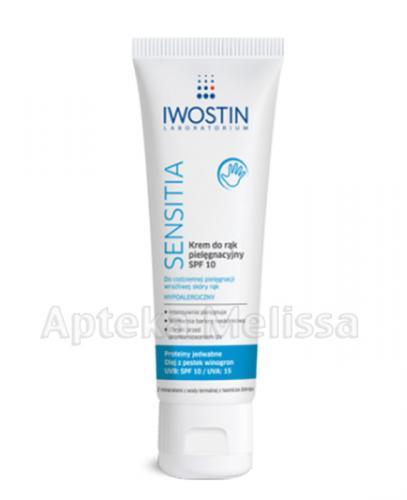 IWOSTIN SENSITIA Krem do rąk pielęgnacyjny SPF10 -50 ml - Apteka internetowa Melissa