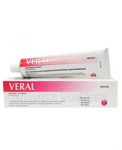VERAL Żel 10 mg/1 g - 100 g - Apteka internetowa Melissa