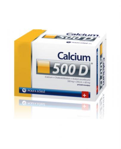 CALCIUM 500 D - 60 sasz. - Apteka internetowa Melissa